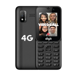 Digit Mobile E2 Pro - WhatsApp Enabled 4G Phone with Dual SIM, Long Battery Life & 4.5-Inch Display- OPEN BOX
