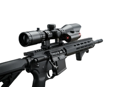 Rifle Scope with Laser Sight