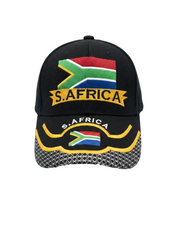 South Africa Flag Embroidered Baseball Cap