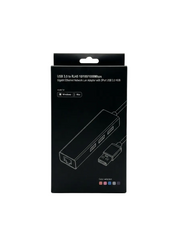 USB 3.0 to RJ45 Gigabit Ethernet Adapter with 3-Port USB Hub