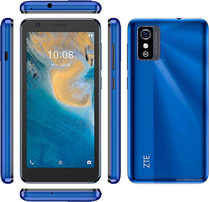 ZTE L9 Smartphone with 5.0” HD+ display, 4G connectivity, dual SIM, and 2000mAh battery