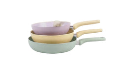 Minhas Homeware 3-Piece Mixed Fry Pan Set