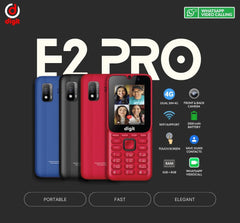 Digit Mobile E2 Pro - WhatsApp Enabled 4G Phone with Dual SIM, Long Battery Life & 4.5-Inch Display- OPEN BOX