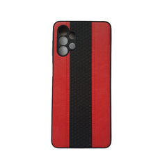 Samsung A32 Stripped Leather Phone Case