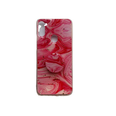Samsung A11 Case pink waves