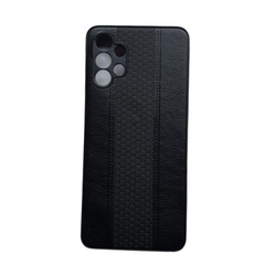 Samsung A32 Stripped Leather Phone Case