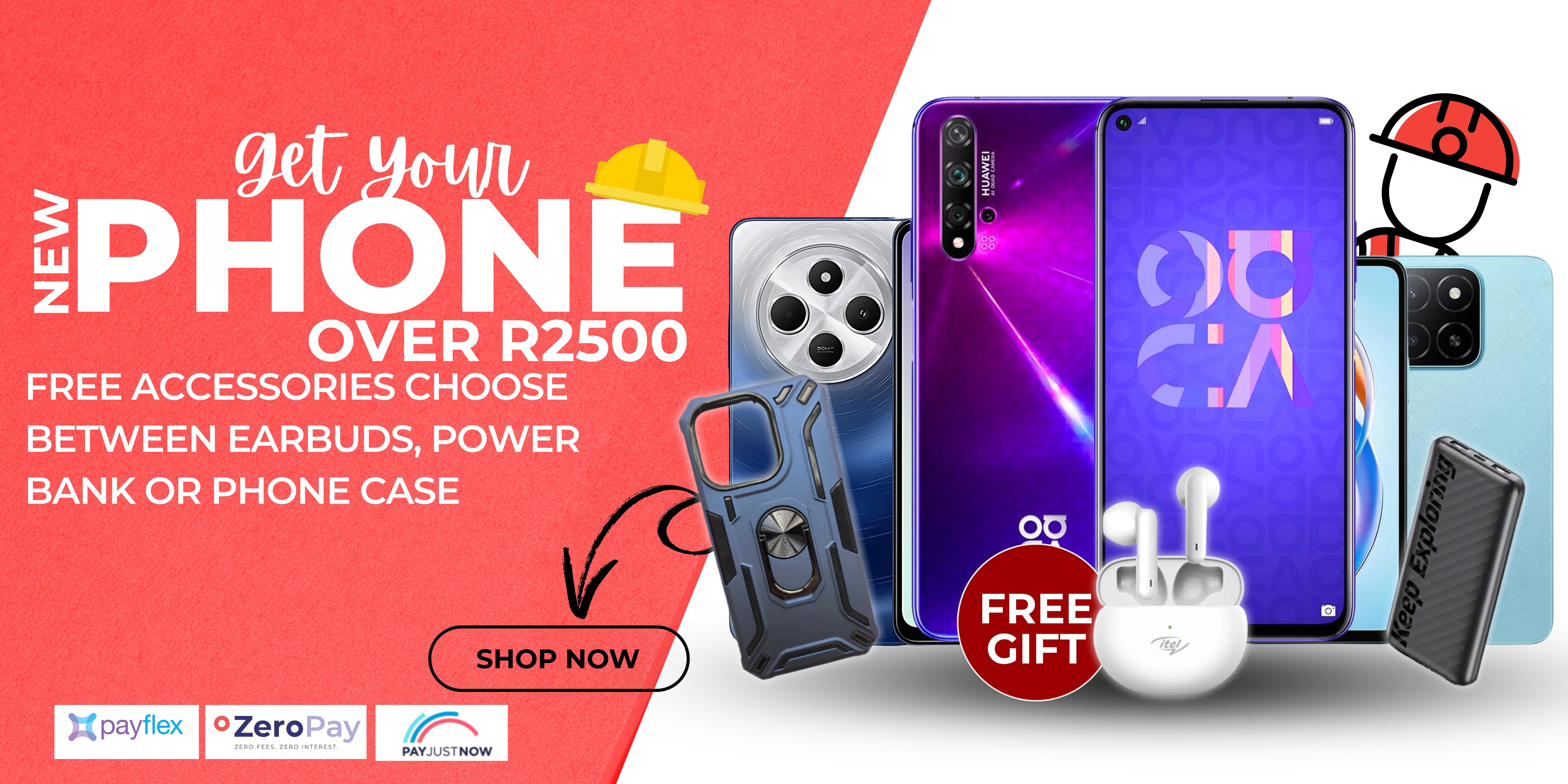Buy Smartphone Over R2500 and Get FREE Gift! – Jk Phones