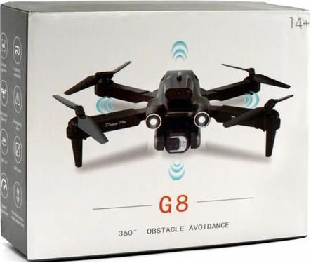 G8 Foldable Smart Drone with 360 Obstacle Avoidance
