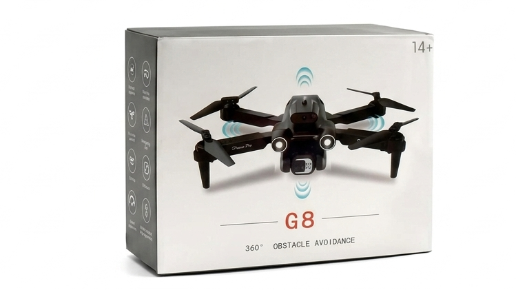 G8 Foldable Smart Drone with 360 Obstacle Avoidance