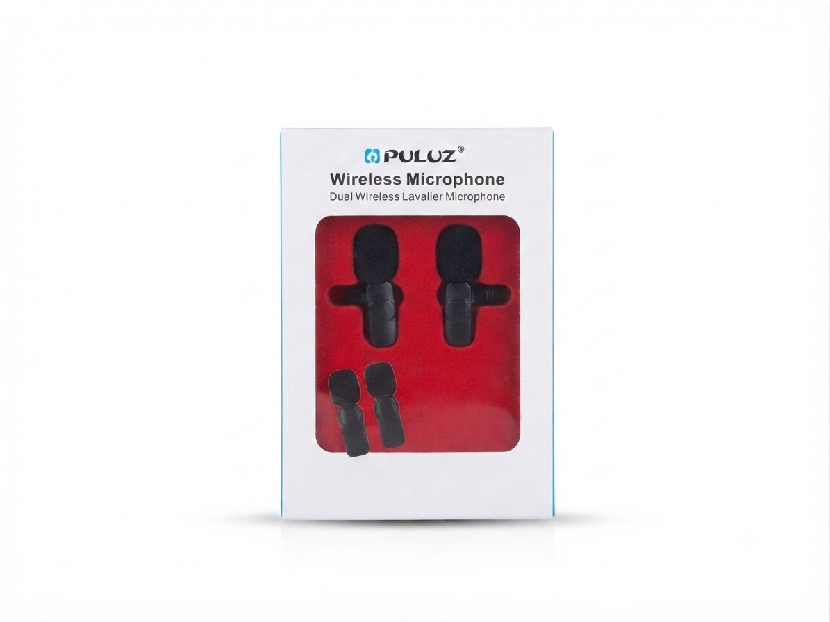 PULUZ Dual Wireless Lavalier Microphone