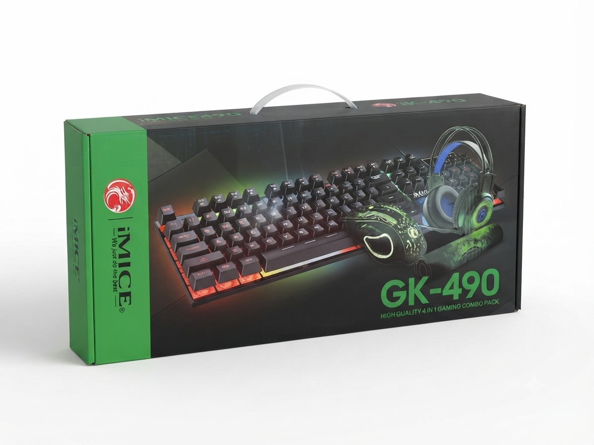 iMICE GK-490 4-in-1 Gaming Kit