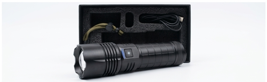 High-Power Aluminum Alloy Flashlight (KH-W522-A)