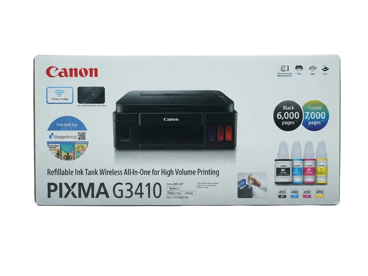 Canon PIXMA G3410 Refillable Ink Tank All-in-One Printer