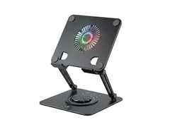 Mikuso LS-080 360° Rotating Aluminum Alloy Laptop Stand with Magnetic RGB Cooling Fan