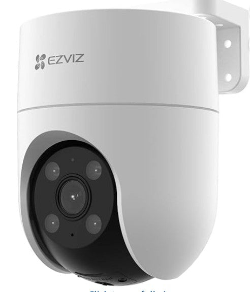 EZVIZ  CS-H8c-1080p  Pan and Tilt Wi-Fi Smart Home Camera, 4mm Size