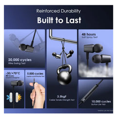 Oraimo Trumpet 3 In-Ear Earphone With Mic & Free Carry Pouch - OEP- E40