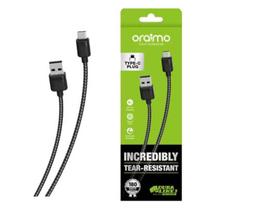 Oraimo 3A Fast Charging Type C Cable