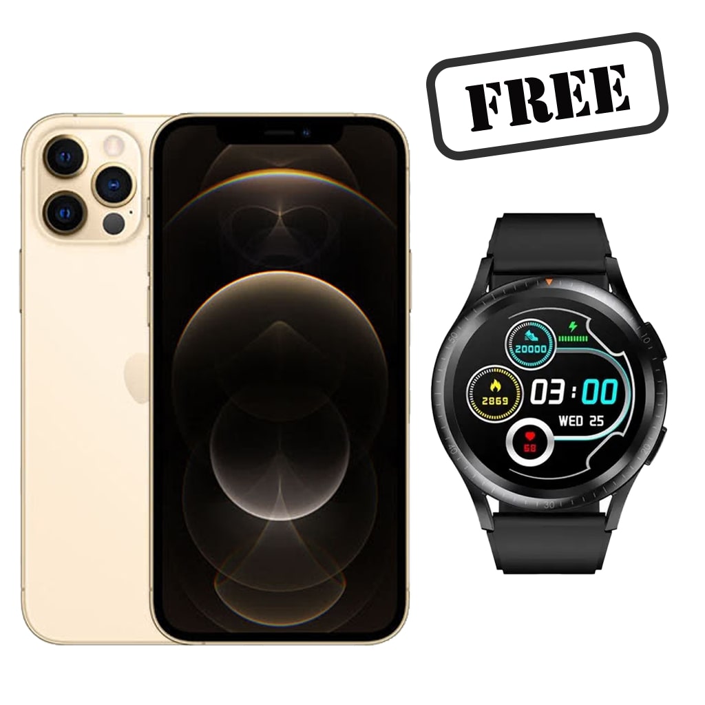 Pre Loved iphone 12 Pro 256GB with free itel smartwatch 1 GS