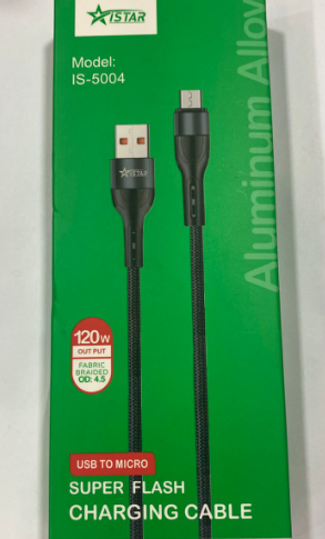 iSTAR IS-5004 USB to Micro Super Flash Charging Cable