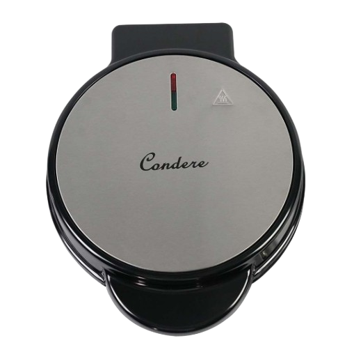 Condere Round Waffle Maker ZS-2433 – 4 Slice Non-Stick Waffle Maker