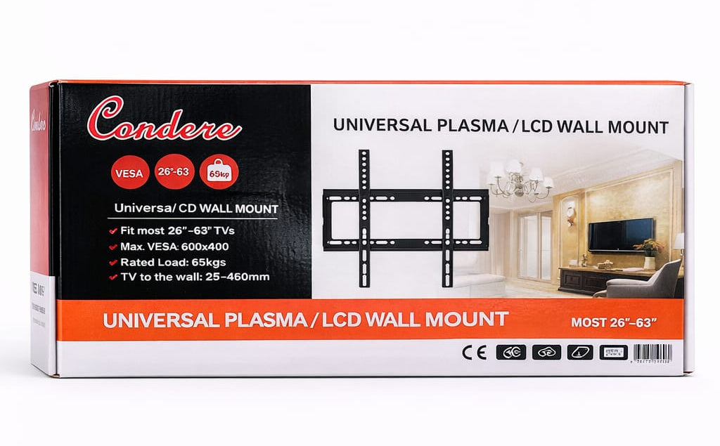 Condere TV Support Wall Mount 32”–80” – Model 180849
