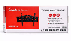 Condere TV Support Wall Mount 32”–80” – Model 186094