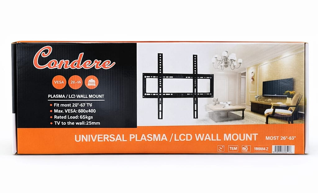 Condere TV Support Wall Mount 26”–63” – Model 180848