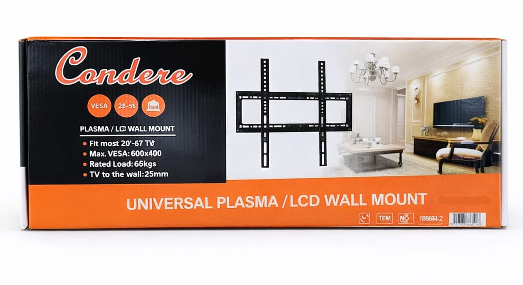 Condere TV Support Wall Mount 25”–63” – Model 180847