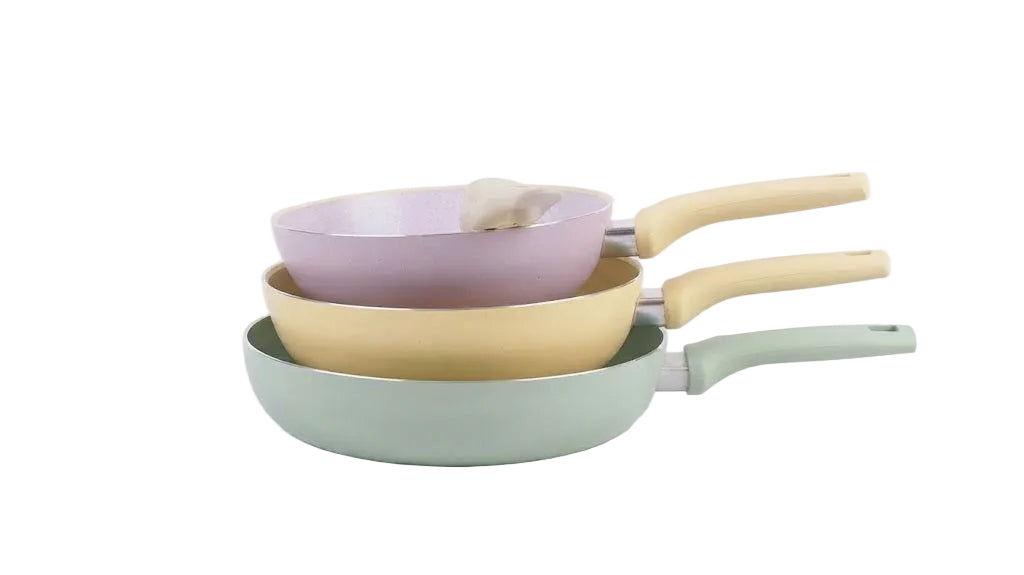 Minhas Homeware 3-Piece Mixed Fry Pan Set