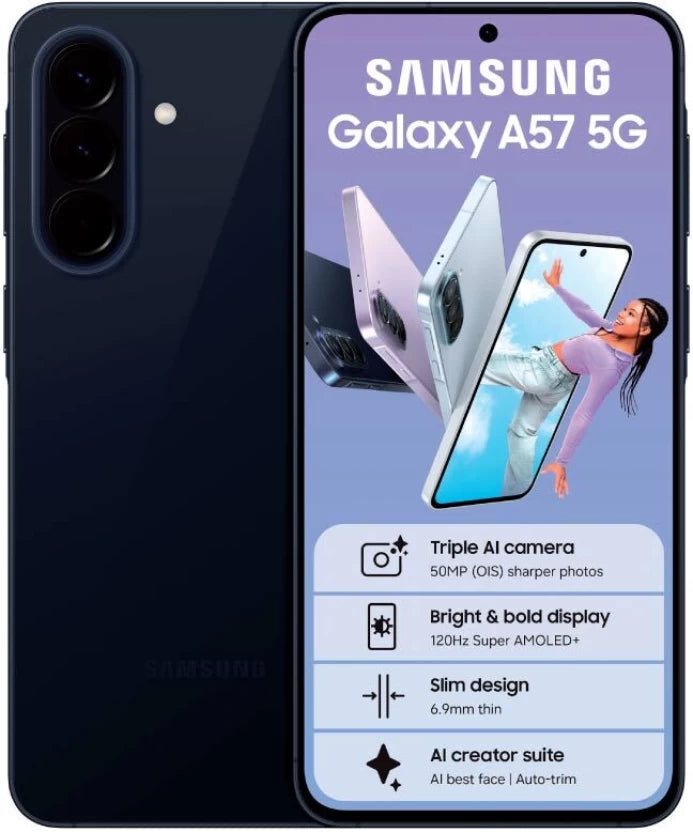 SAMSUNG GALAXY A57  256GB  (Brand New )  Stylish and Reliable Smartphone 👌💕