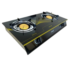 Condere Two Burner Auto Ignition Tempered Glass Gas Stove - RH-2000A