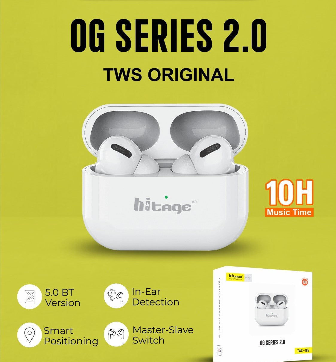 Hitage TWS-195 OG Series Earbuds