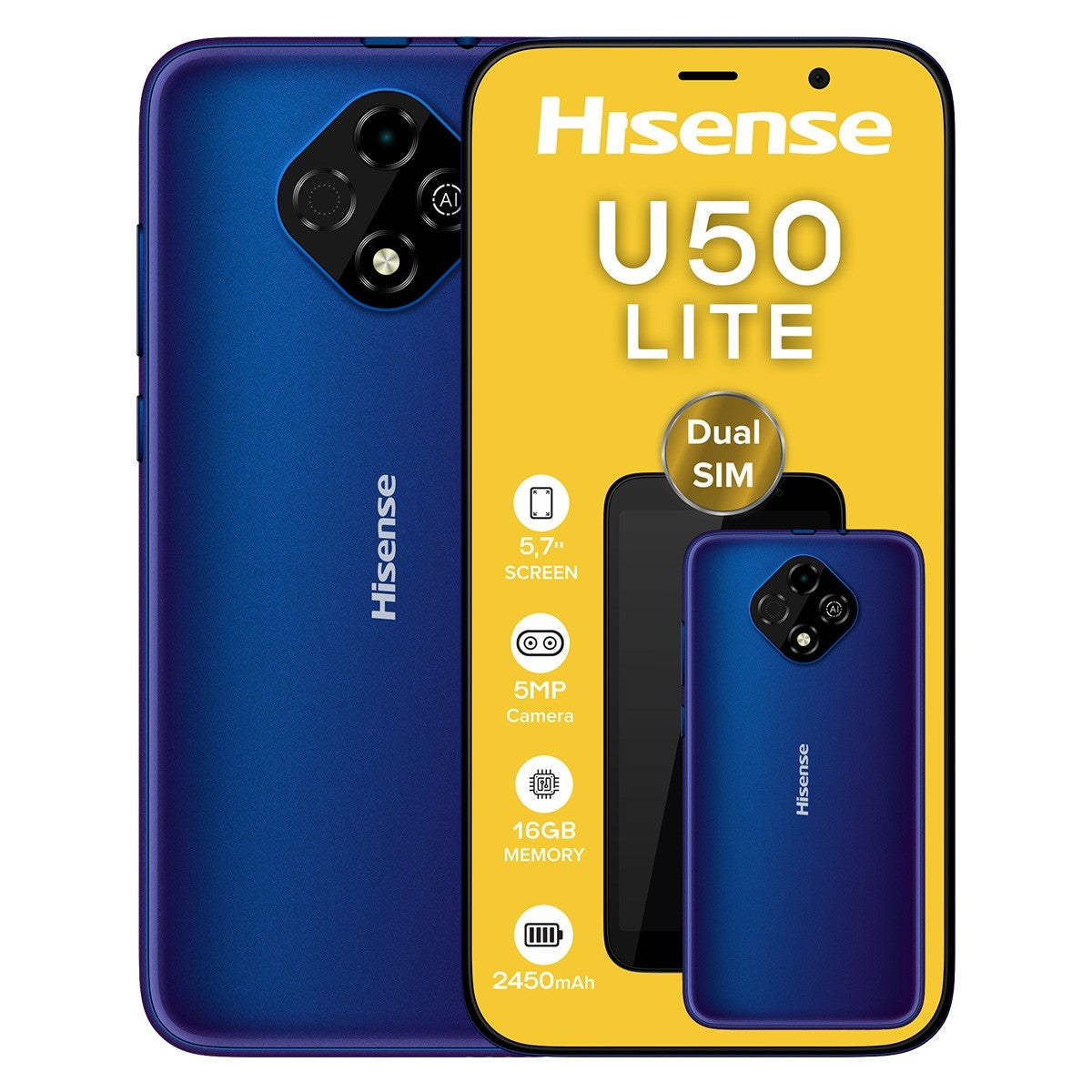 Hisense U50 LITE 16GB 5.7 Inch Display