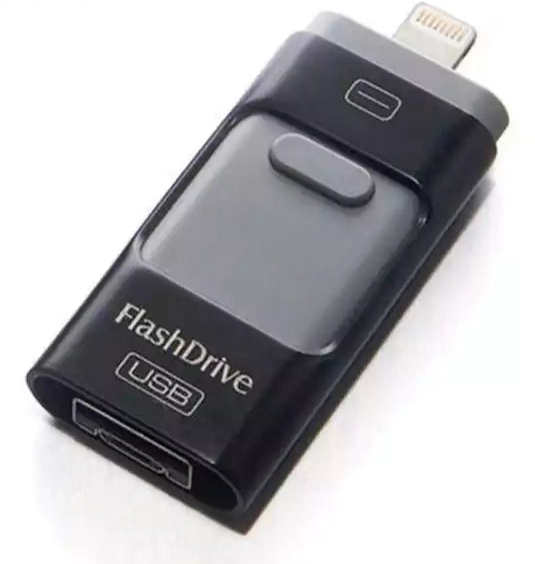 High Speed Dual Storage USB Flash Drive For IOS & PC - 8 GB