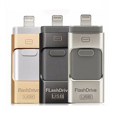 High Speed Dual Storage USB Flash Drive For IOS & PC - 64 GB