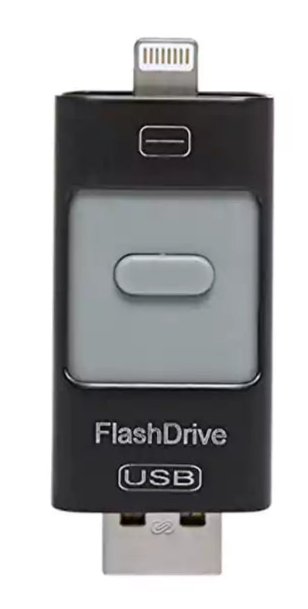 High Speed Dual Storage USB Flash Drive For IOS & PC - 16GB