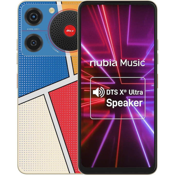 ZTE Nubia Music (128GB) 600% Higher volume 6.6inch HD+ 90Hz Large display Smartphone