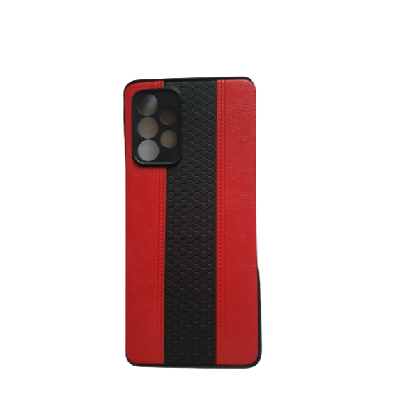 Samsung A52 Stripped Phone Case red
