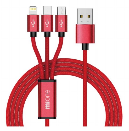 Mione 3 in 1 USB Cable