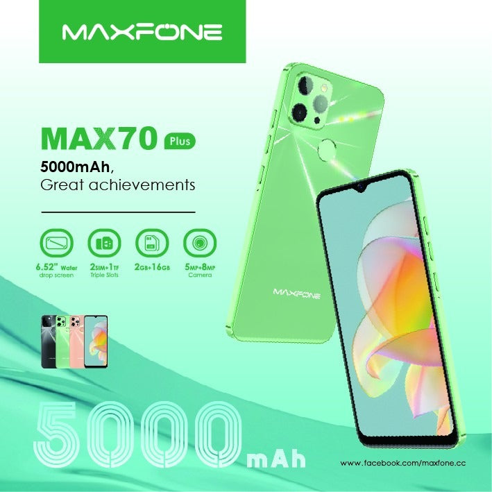 Maxfone 70 Plus 6.52 inch Display
