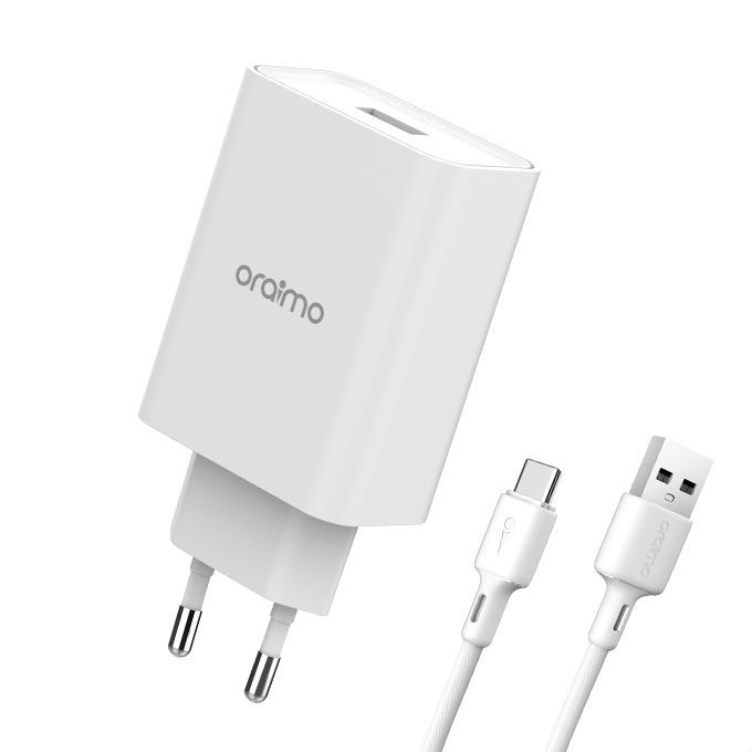 Oraimo 33W Fast Charging Charger Kit with Type-C Cable PowerMega33- OCWE98S
