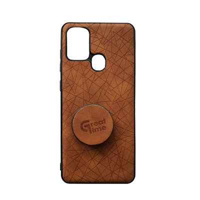 Samsung A21S 2020 Phone Cover brown