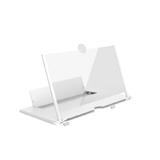 Folding HD Smartphone Magnifier Screen Amplifier white