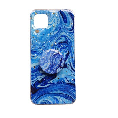 Huawei P40 Lite Fancy Marble Effect Phone Covers blue