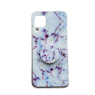 Huawei P40 Lite Fancy Marble Effect Phone Covers white