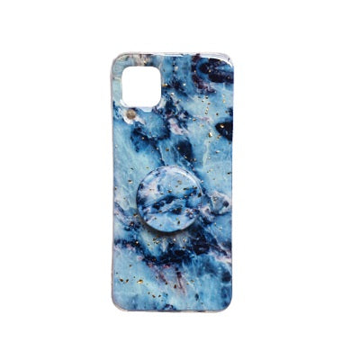 Huawei P40 Lite Fancy Marble Effect Phone Covers blue/white