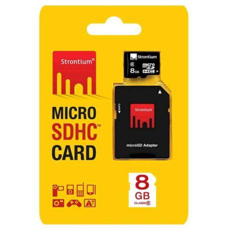 strontium micro SDHC card 8GB