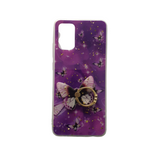 Samsung A02s Butterfly Case plum