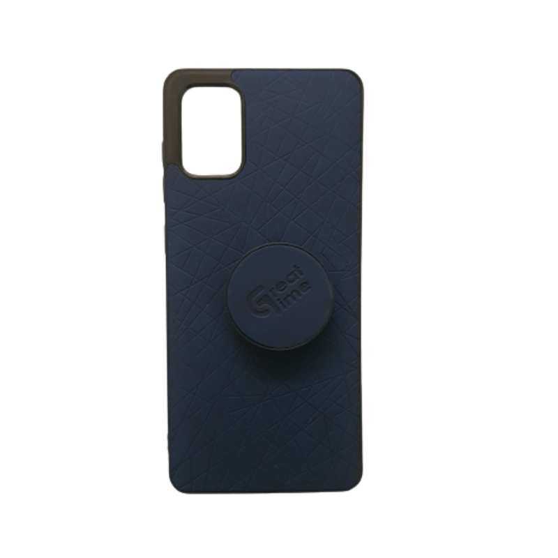 Samsung A71 Leather Phone Case navy