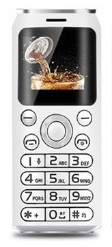 Mini Téléphone Portable BM666 Dual SIM 600mAh Blanc